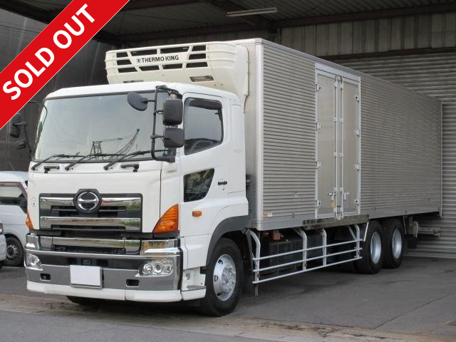 2010 model! Hino Profia refrigerated van with storage PG ★ -25 degree setting (with standby) ★ 3-axle high floor 6×2 ★ Side door Kannon