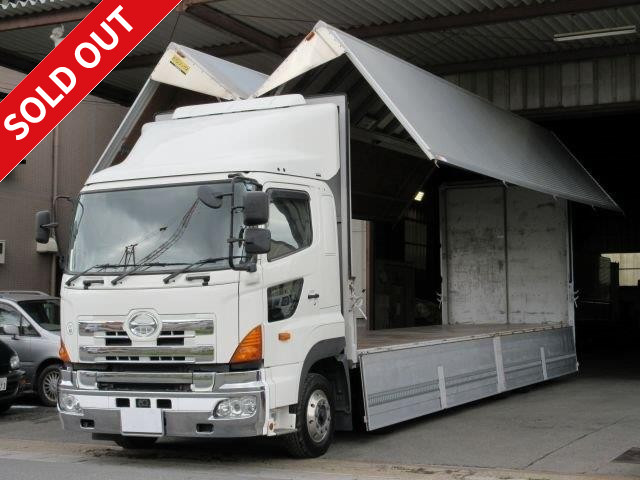 2010 Hino Profia 4-axle low-floor large aluminum wing aluminum wheels