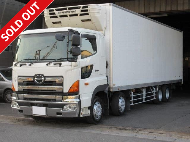 2010 model! Hino large Profia refrigerated van with lift-up PG, -25 degree setting (with standby), 4-axle low floor