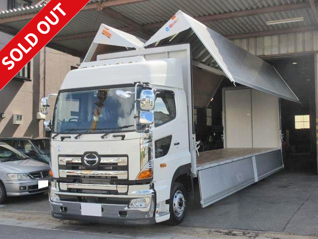 2015 Hino Profia Aluminum Wing High Roof 4-Axle Low Floor Rear Air Suspension Available for Short-Term Lease! 