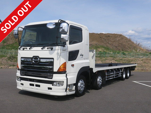 2009 Hino Profia Large container vehicle 4-axle low-floor retarder 380 horsepower * Actual mileage on meter: approx. 410,000 km! *