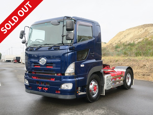2007 Hino Profia tractor head, 5th wheel load 11.5t, retarder, 410 horsepower, aluminum wheels