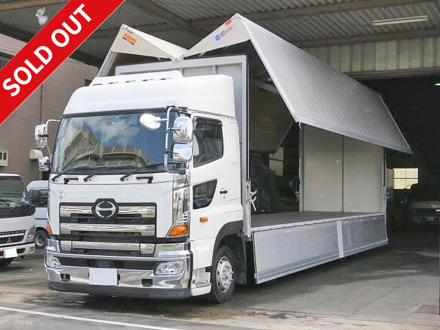 2016 Hino Profia Aluminum wing Maintenance inspection record book included High roof 4-axle low floor Rear wheel air suspension With retarder