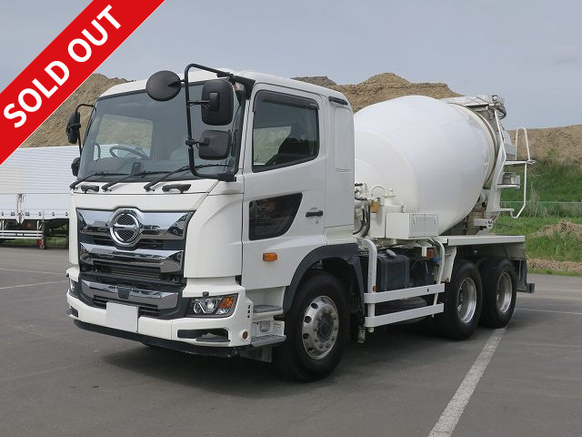 中古トラック 日野コンクリートミキサー車