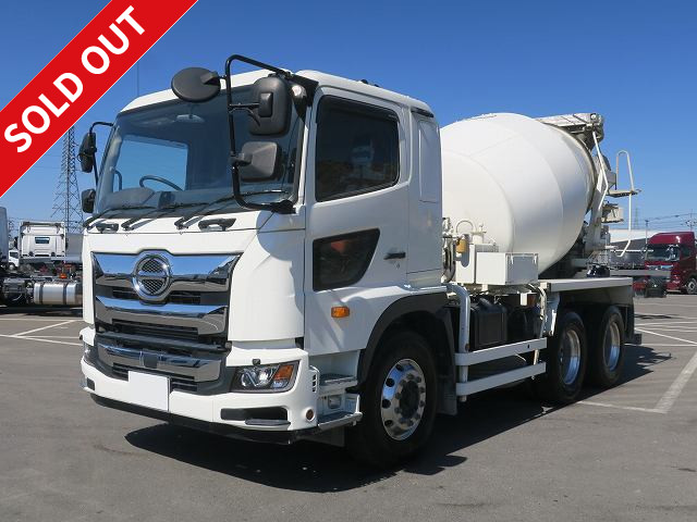 中古トラック 日野コンクリートミキサー車