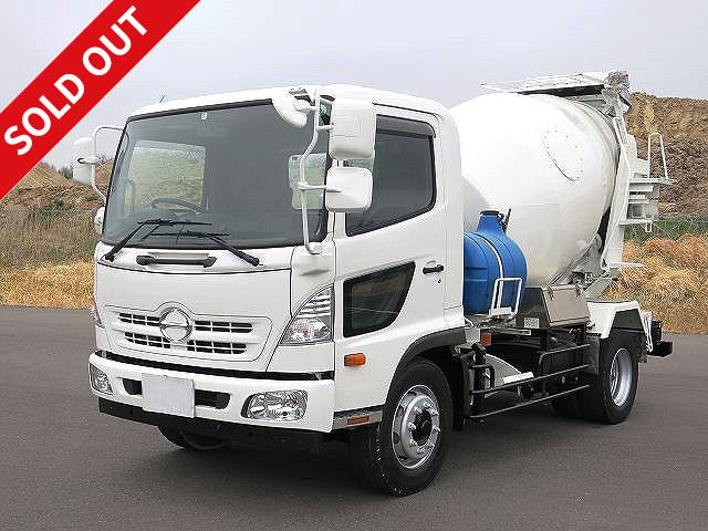 中古トラック 日野コンクリートミキサー車