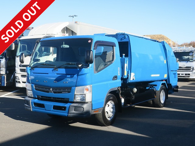 2016 Mitsubishi Fuso Canter Compact Packer (Refuse Collector) Morita Press Type Capacity 7.3m3 150HP [Semi-medium license compatible *Excluding 5t limited] *Approximately 140,000km on meter*