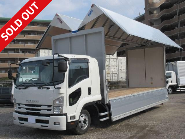 2015 Isuzu Forward Aluminum Wing 6200 Wide Width with Rear View Camera