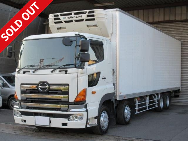 2010 model! Hino Profia refrigerated van with lift-up gear★-25 degree setting (with standby)★4-axle low floor