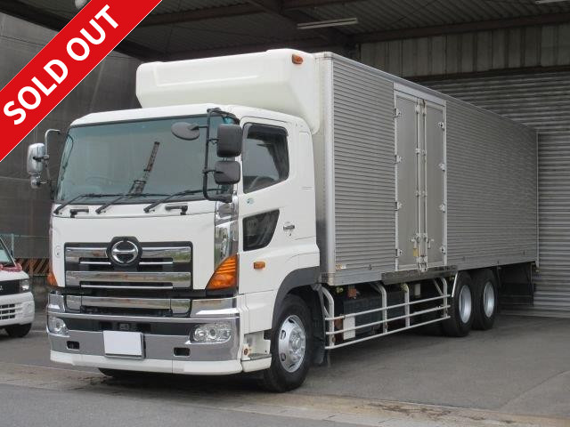 2010 model! Hino Profia refrigerated van★Sub-engine -29 degree setting (with standby)★3-axle high deck 6×2★Side door Kannon