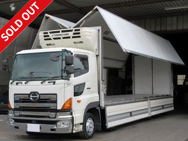 2010 model! Hino large Profia refrigerated wing, -25 degree setting (with standby), 4-axle low floor