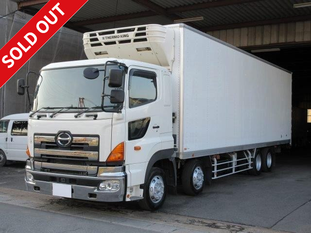 2010 model! Hino Profia refrigerated van with lift-up gear★-25 degree setting (with standby)★4-axle low floor