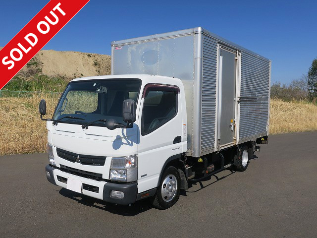 2014 Mitsubishi Fuso Canter 2t Aluminum Van Wide Long Cargo Height 210cm Left Sliding Door Combination Gate 150HP Fully Low Floor 2-Tier Lashing Rail *March 2014 Vehicle Inspection Included* [Semi-Medium License Eligible *Excluding 5t Limited]
