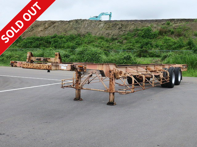 1990 Tokyu 2-axle 40FT marine container chassis Maximum load 24t 