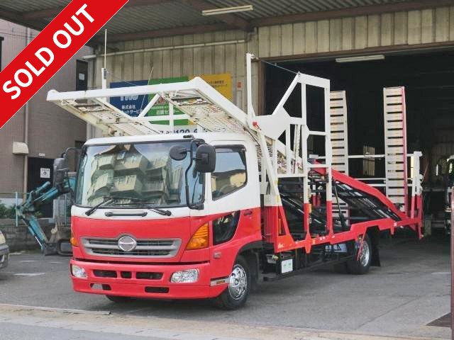 2004 Hino Ranger 4t vehicle, can carry 2 passenger cars, carrier car