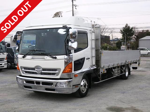 2013 Hino Ranger Medium-sized flatbed aluminum block 3-way opening 6200 wide Rear air suspension Aluminum wheels *Approximately 340,000km on meter/MOT valid until December 2013*