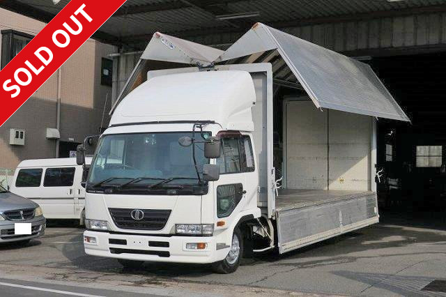 2004 Nissan UD Condor, medium-sized aluminum wing, 6200 wide, rear air suspension, vehicle inspection included!