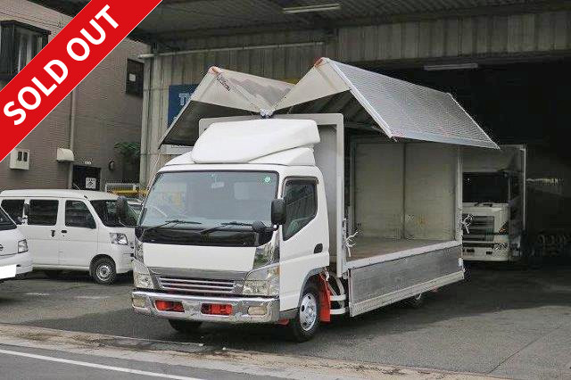 2004 Mitsubishi Fuso Canter, small aluminum wing, high floor, wide and extra long, 3t load capacity {Approximately 294,000km on the clock!}