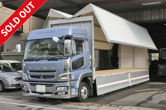 2016 Mitsubishi Fuso Super Great Large finished aluminum wing (High roof custom) 4-axle low floor rear air suspension
