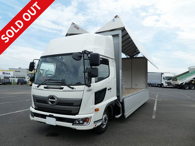 [Lease de Sugu Nori Exclusive] [New Model] 2018 Hino Ranger Medium Aluminum Wing 6200 Wide Rear Air Suspension High Roof