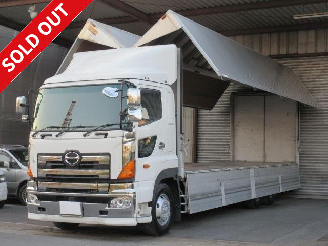2010 model! Hino Profia high deck 3-axle 6x2 aluminum wing ★Rear air suspension★