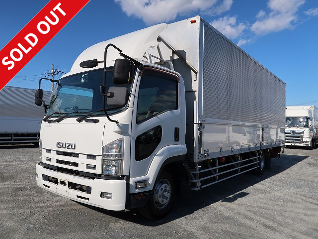 2012 Isuzu Forward, heavy-duty aluminum wing, 7200 wide, 5t load capacity, rear air suspension, 230,000km on meter