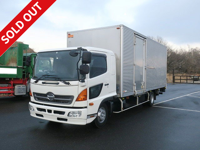 2013 Hino Ranger Medium Aluminum Van 6300 Wide Left Sliding Door Combination Gate ★Actual mileage on the meter: approx. 270,000 km! ★