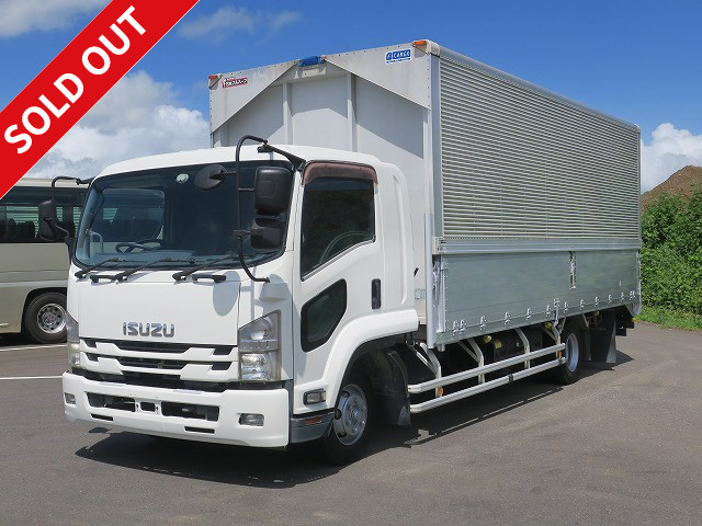 2012 Isuzu Forward Medium-sized Aluminum Wing 6200 Wide Combination Gate