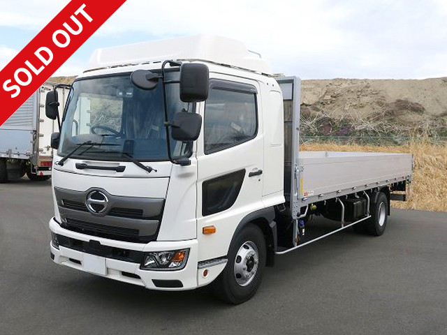 Reiwa 4 model Hino Ranger Medium-sized flatbed body Aluminum block 3-way opening 6200 standard 240 horsepower