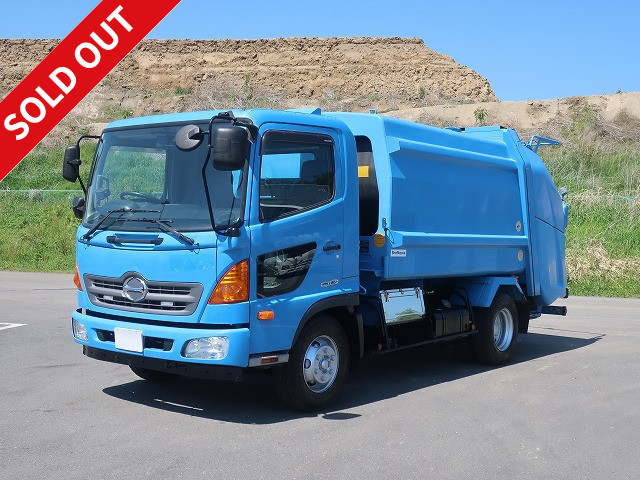 平成25年式 日野 レンジャー 中型パッカー車 新明和 G-RX 容量8.1ｍ3 ★メーター実走行約23万km/R7年9月迄車検付★