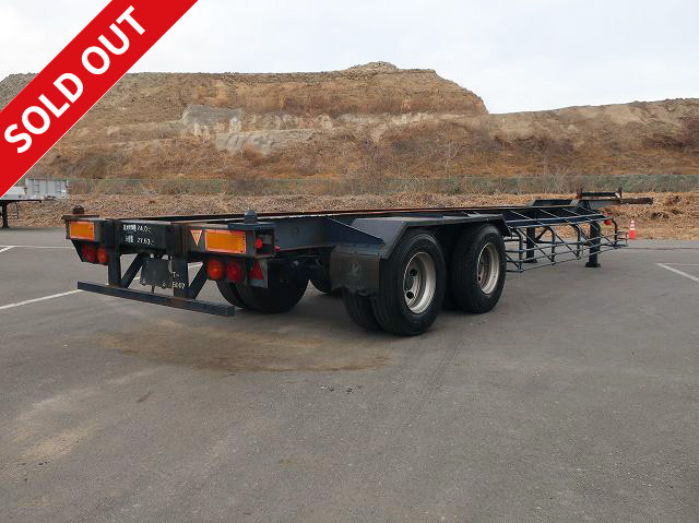 平成1年式 東急 2軸 コンテナセミトレーラ― 40ft 最大積載24t 