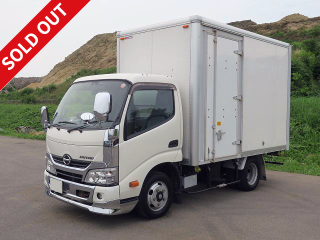 平成30年式 日野 デュトロ 小型アルミバン 標準ショート 荷台高203cm シャッター式 左サイド扉 ラッシングレール2段 ★R8年12月迄車検付★