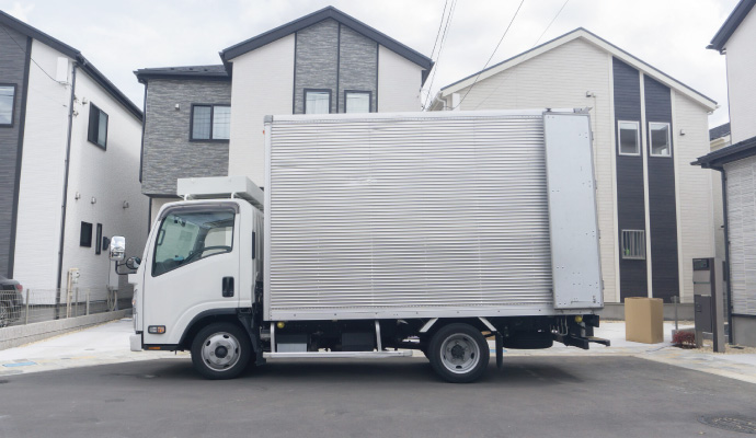 トラックのサイズ別の積載量